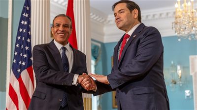 وزير الخارجية ونظيره الأمريكي    