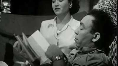ثريا حلمي وإسماعيل ياسين    