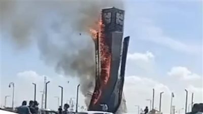 طوله 15 مترا.. الحماية المدنية تسيطر على حريق مجسم الساعه    