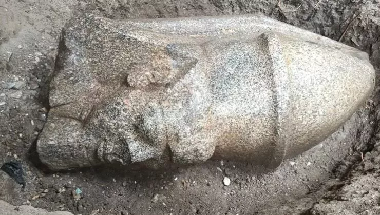 اكتشاف أثري مهم في الغربية.. بقايا تمثالين ملكيين ضخمين أحدهما لرمسيس الثاني